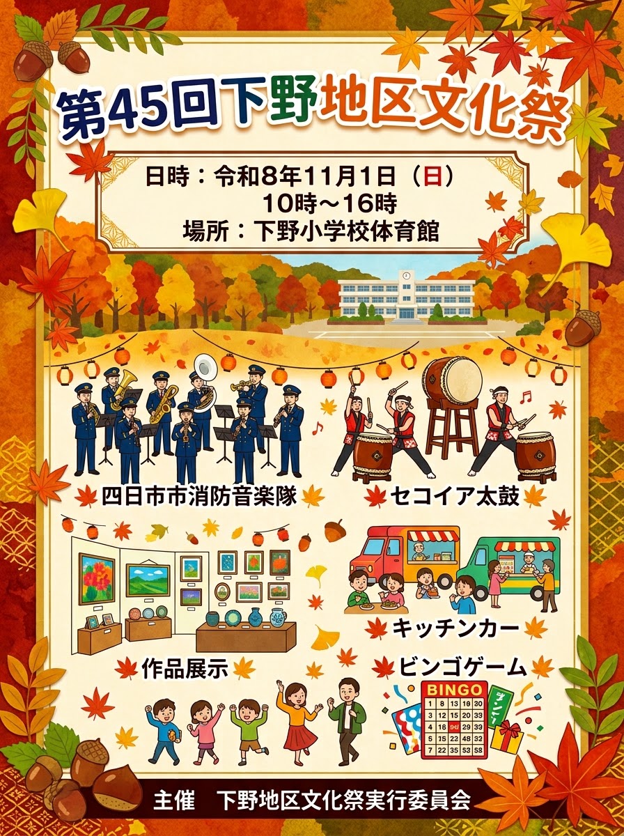 第45回下野地区文化祭開催
