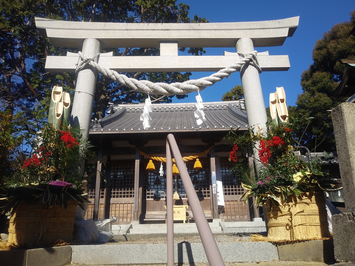 櫻神社のお正月の準備が出来ました。